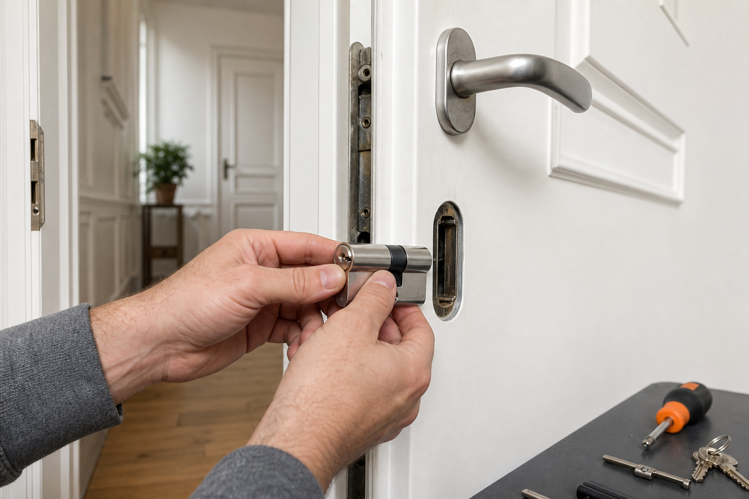 Ouverture de porte / serrure